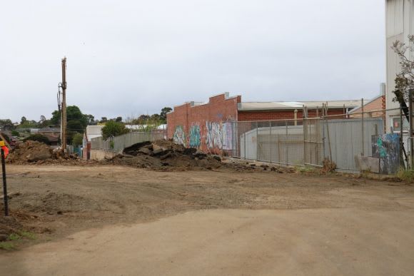 The site is being cleared in preparation for construction. Image: Mark Baljak Construction officially begins at M-City