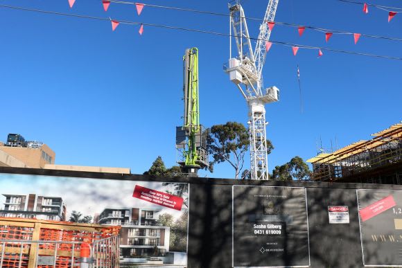 Nelson Bourke Apartments progress Ringwood's has 600 apartments under construction, as a new project nears launch
