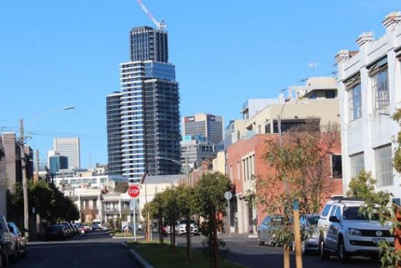 404-418 Spencer Street will not be reaching the height of its neighbour at 420 Spencer Street West Melbourne in line for two additional projects