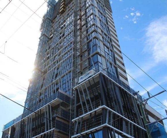 No 3BR within Fishermans Bend's first tower Three bedroom apartments are in vogue, but...
