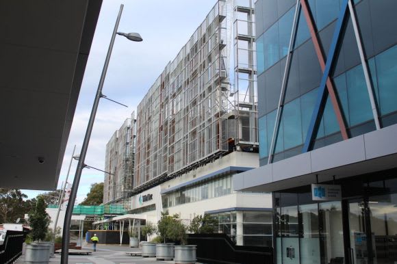 Construction progress One Flintoff adds to Melbourne's council-driven projects