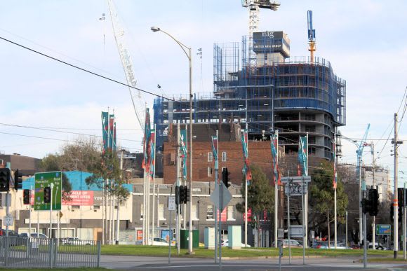 North at 33 Flemington Road - image by editor Mark Baljak Melbourne construction highlights - August