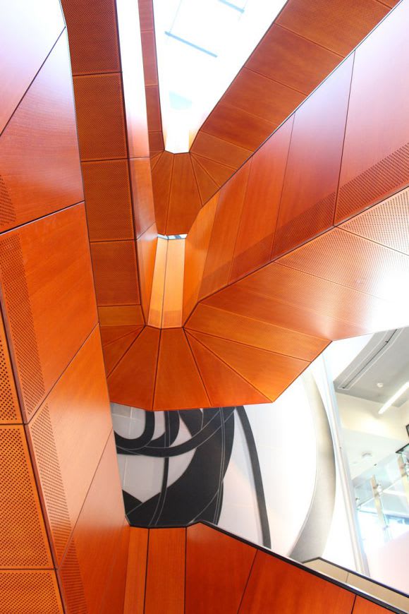 GCF's interior stair case Green Chemical Futures another Lyons marvel