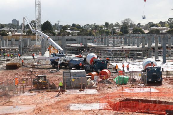 A small section of the M-City site Salta and Cedar Woods upsize their Monash intentions