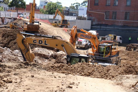 Melbourne Village with 404-418 Spencer Street behind West Melbourne in line for two additional projects