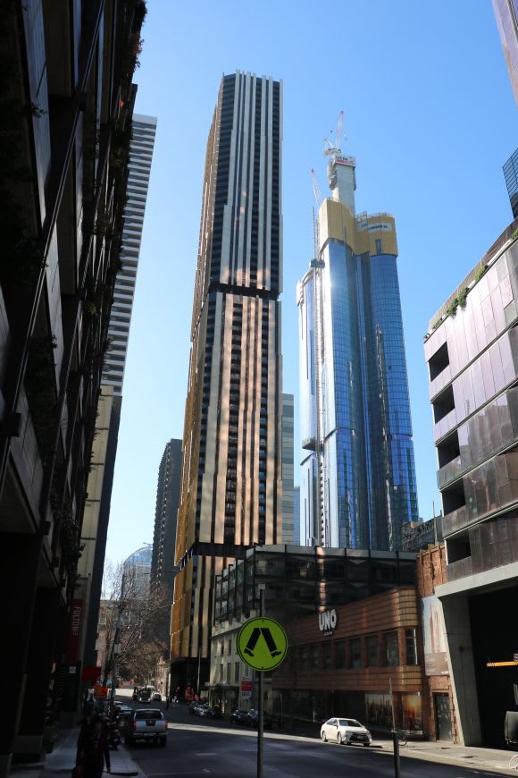 Aurora Melbourne Central. Image originally posted by Mark Baljak A snapshot of Melbourne's construction - September 2018