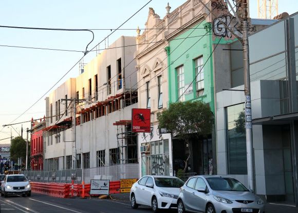 SPEC Property's Trilby is a departure from the previous heritage facade Warren and Mahoney add to Smith Street's changing face