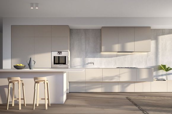 Space and more space. 55 Claremont's kitchen area The boomer-boom: 55 Claremont targets the luxury apartment market