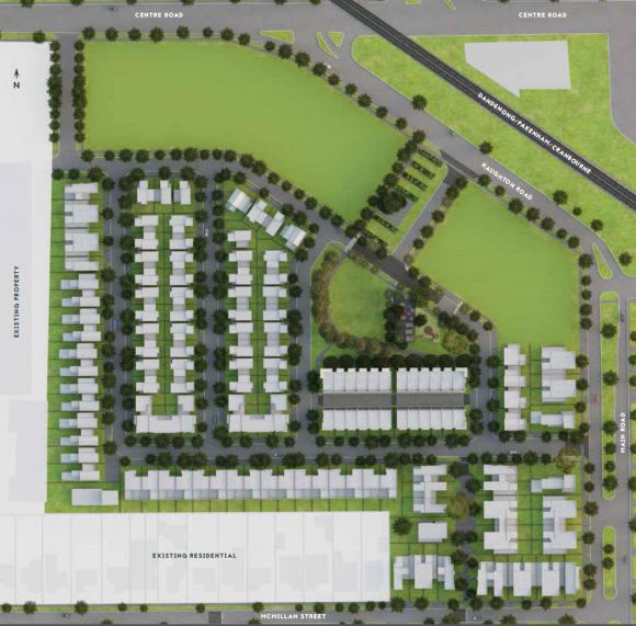 Jackson Green Masterplan. © Cedar Woods Cedar Woods receives approval for Jackson Green, Clayton South