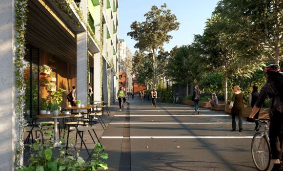 Upfield Bike Path will also be upgraded. Image: Neometro Jewell Station's all-encompassing ethos set to provide a unique development outcome