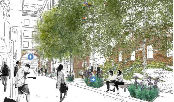 Katherine Place design concept. Image: Participate Melbourne website City of Melbourne's Green Your Laneway initiative moves forward