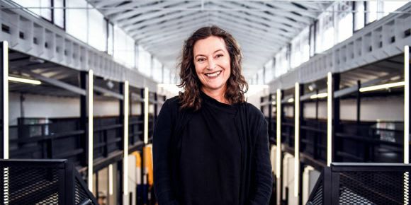 Kerstin Thompson within the refurbished Stables. Image: Giulia McGauran KTA lends its design nous to 'The Stables'