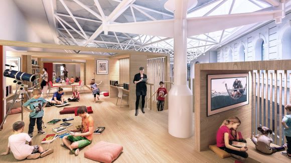 The State Library's new Children's Quarter. Image supplied The State Library of Victoria's 2020 vision