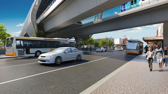 Koornang Road and Carnegie Station. Image courtesy of www.levelcrossings.vic.gov.au It's elevated rail for the Dandenong corridor level crossing removals