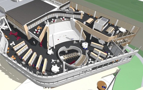 Cutaway of the new Casey library component. Image courtesy bunjilplace.com.au Bunjil Place a boon for Melbourne's south east