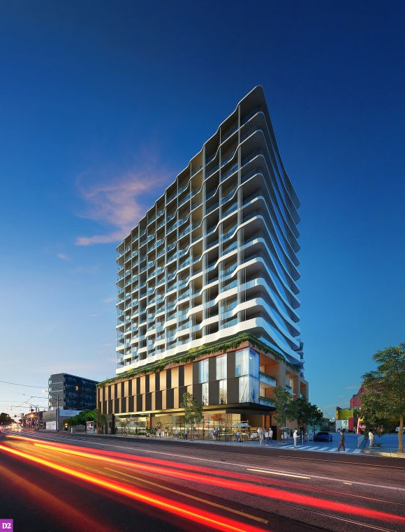 Live City Footscray Stage One Footscray's first Live City development tops out
