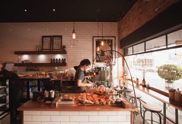 The nearby Bakers Wife Cafe - image supplied by Scharp The exclusive Amber Camberwell