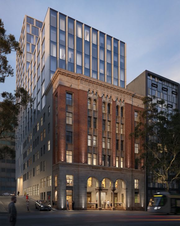 Hilton returns to Melbourne. Image: Bates Smart A closer look at Melbourne's booming hotel sector
