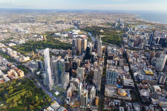 Magic Melbourne concept at 1 Victoria Street Magic Melbourne, a skyscraper concept with a philanthropic purpose