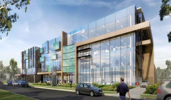 Under construction. Image courtesy 545blackburn.com.au Commercial development on the rise in the south east