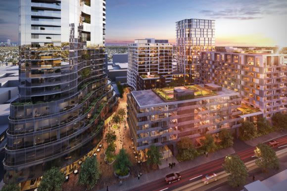 An indicative outcome. Image courtesy JLL Leighton seeks to offload their Moonee Ponds super site