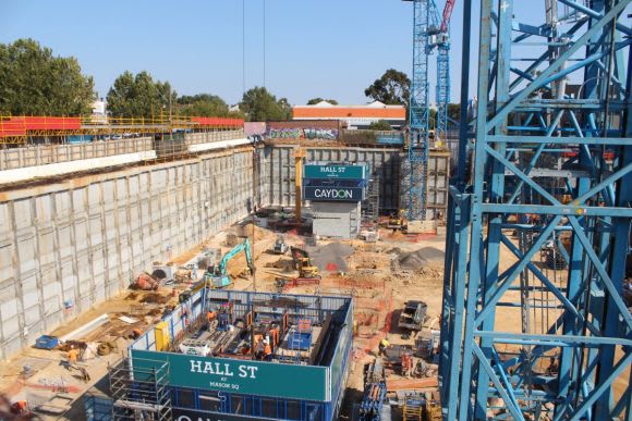 Image by Mark Baljak, originally posted 09/04/2017. The state of construction in Melbourne - mid April 2017