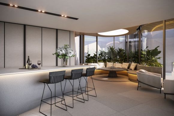 Folia apartment interior render. Credit: Mirvac Folia commences construction after ceremonial ground-breaking event