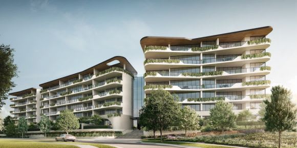 Folia exterior render. Credit: Mirvac Folia commences construction after ceremonial ground-breaking event
