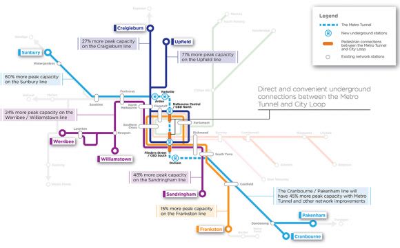 Melbourne Metro Map Three consortia shortlisted for Melbourne Metro tunneling & station contract