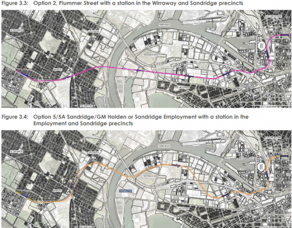Screenshot from GTA Consultants expert witness statement Rail will be the enabler of the polycentric city aspirations of Melbourne's West