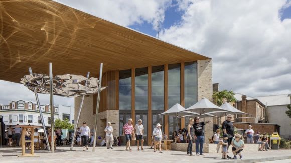 Maitland Riverlink, CHROFI with McGregor Coxall, photography by Simon Wood Australian Institute of Architects' Kathlyn Loseby discusses the importance of quality architectural design