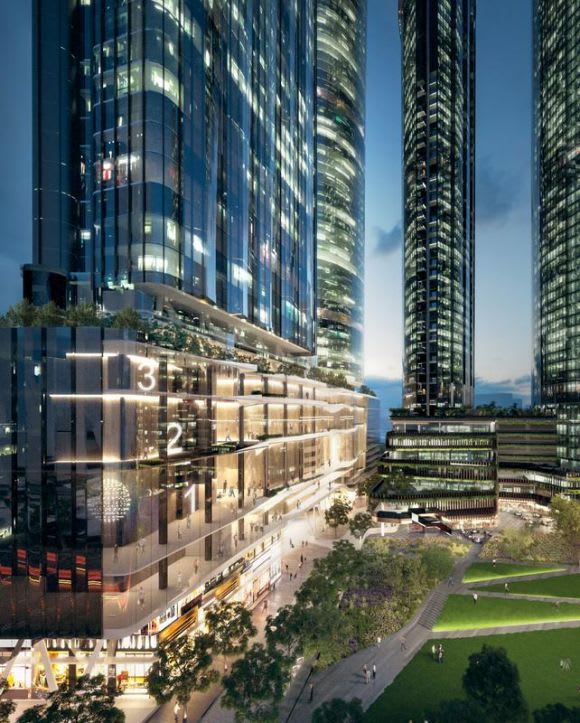 A sneak peek at Hilton Melbourne Square? Image: Ozscrapers A closer look at Melbourne's booming hotel sector