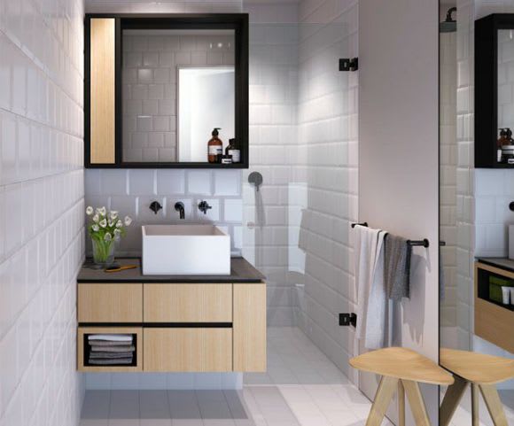 One particular version of a Helio bathroom Ariel Lopez on progressive apartment design and Helio Apartments
