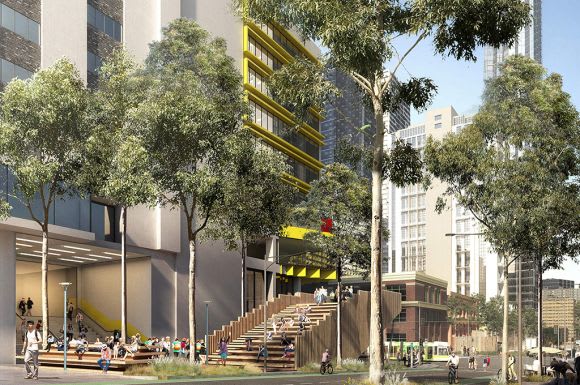 CBD North Station Franklin Street entry. Image: MMRA My top 5 city changing projects