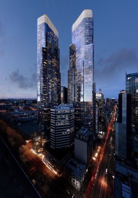 Rendering of the project. Image by multiplex.global Queens Place location