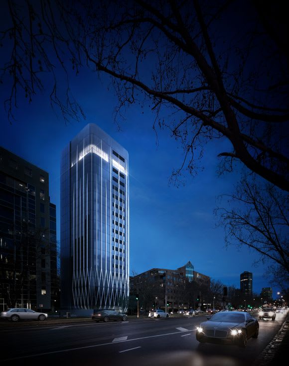Rendering of Neue Grand. Image by floodslicer.com Top 30 Architects and Developers, changing the way we live in Australia 2019