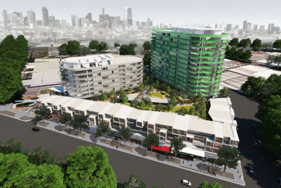 Aerial perspective of Woolworths' Canning Street development. Image courtesy Buchan Is the stand-alone supermarket consigned to history?
