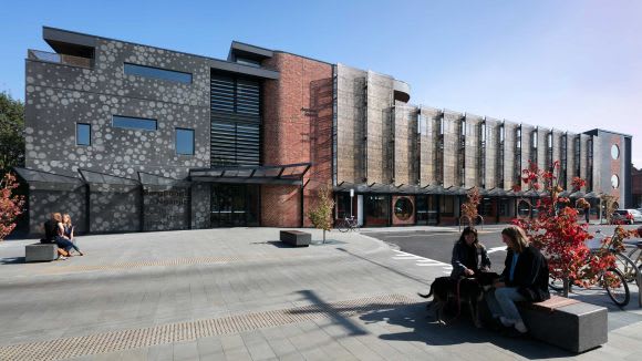 The North Fitzroy Library and Community Hub. Image: Tom Hutton Road to the Victorian Architecture Awards 2018: GroupGSA's North Fitzroy Library and Community Hub