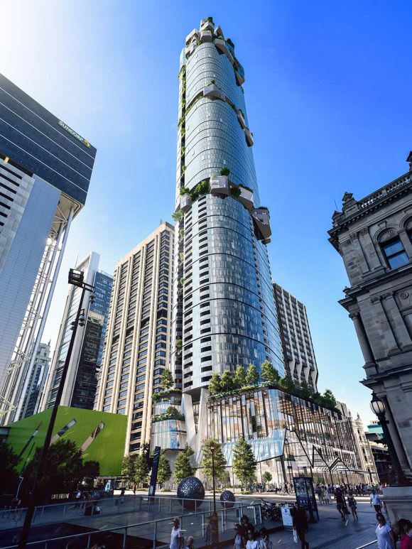 No. 1 Brisbane. Image credit: Blight Rayner Brisbane's 8 future tallest skyscrapers