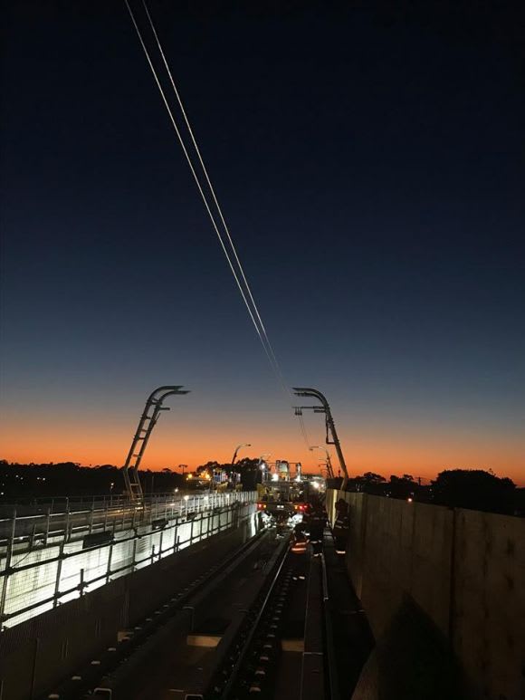 View from the new Noble Park station - image © LXRA Noble Park's new station inching closer to opening
