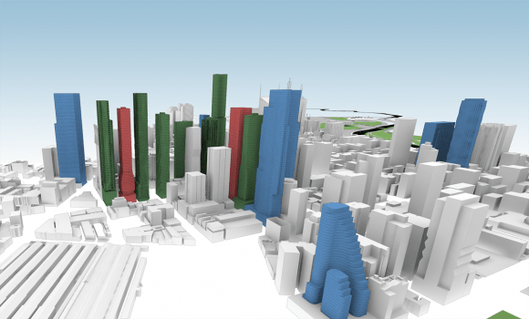 Forest of towers to come Addressing Elizabeth Street: Melbourne Central (part one)