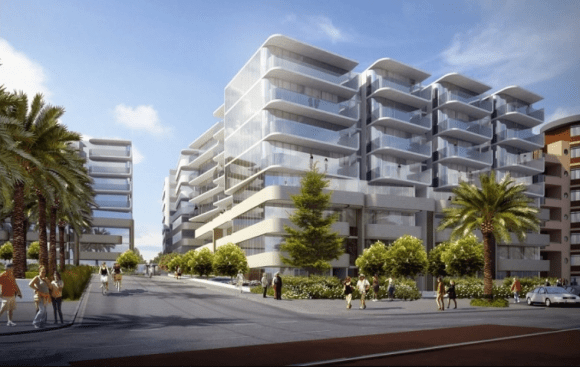Render of previous permitted development for the site. Image: Metier3 GURNER™ reimagines luxury living in St Kilda with sale of m penthouse