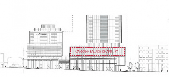 Podium of VCAT Scheme. © Bates Smart The Capitol of South Yarra
