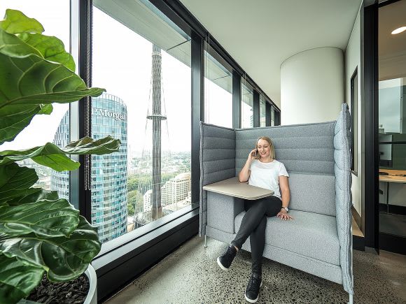 Investa's staff are encouraged to work where they are most flexible. Image: Supplied Investa's new Sydney office highlights the value of workplace design