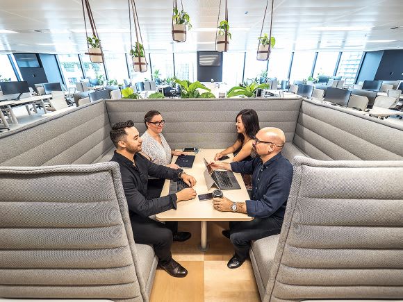 One of the many different areas of Investa's new workplace. Image: Supplied Investa's new Sydney office highlights the value of workplace design