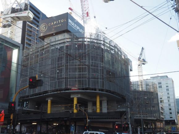 Capitol Grand - image originally posted by Urban.com.au user redden A snapshot of Melbourne's construction - August 2018