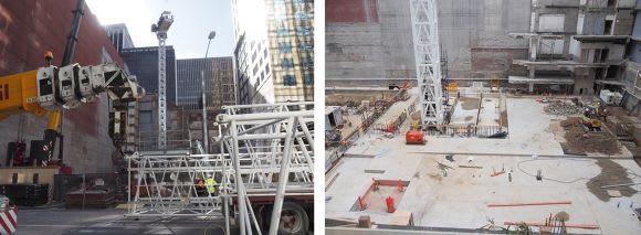 Olderfleet construction progress. Images: redden Three Collins Street projects begin their skyward ascent