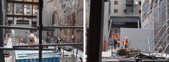Collins House construction progress. Images: redden Three Collins Street projects begin their skyward ascent