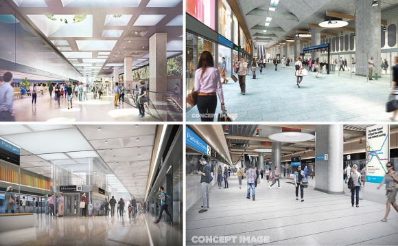 Before & After - L: Parkville Station & R: Parkville Station. Images: Rail Projects Victoria A closer look at the latest round of Melbourne Metro Station Designs