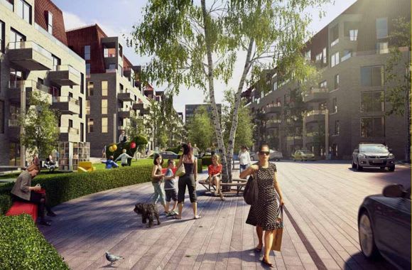 Artist's impression of a low-rise precinct. Image: Roberts Day Goodman Group outlines its future Fishermans Bend expectations